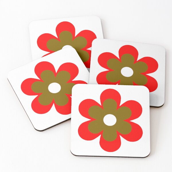 Item preview, Brown Red Retro Daisy Flower designed and sold by daisiesandlove.