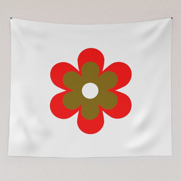 Item preview, Brown Red Retro Daisy Flower designed and sold by daisiesandlove.