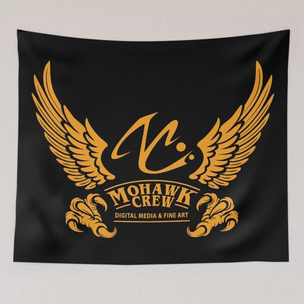 Item preview, Winged Hawk Logo - MohawkCrew Digital Media and Fine Art designed and sold by mohawkcrew.