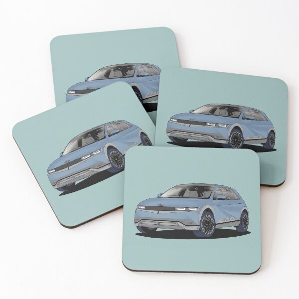 Item preview, Hyundai Ioniq 5 Electric Car in Blue designed and sold by Webazoot Industries - Car Art.