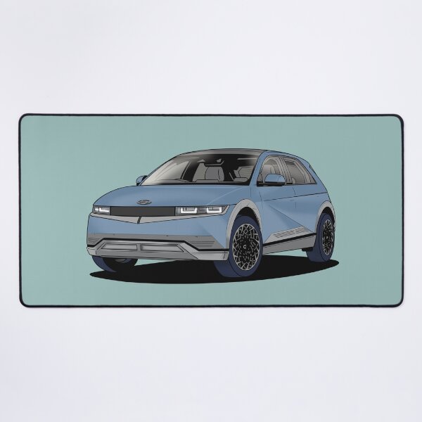 Item preview, Hyundai Ioniq 5 Electric Car in Blue designed and sold by Webazoot Industries - Car Art.