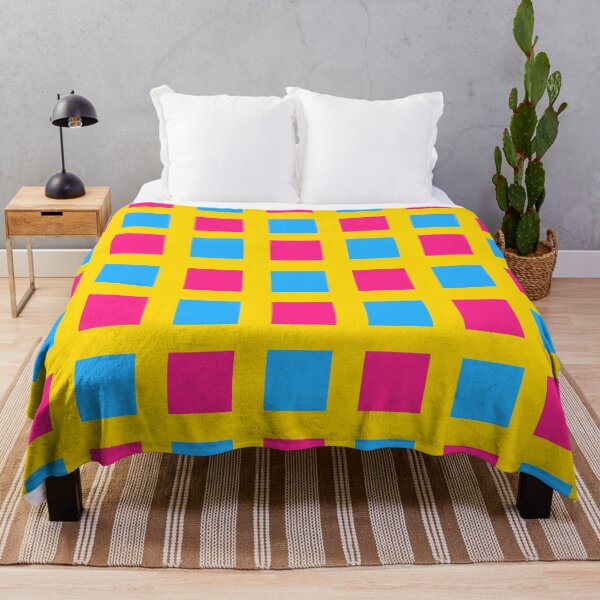 Item preview, Pansexual Pride Square Pattern designed and sold by PatternSalad.