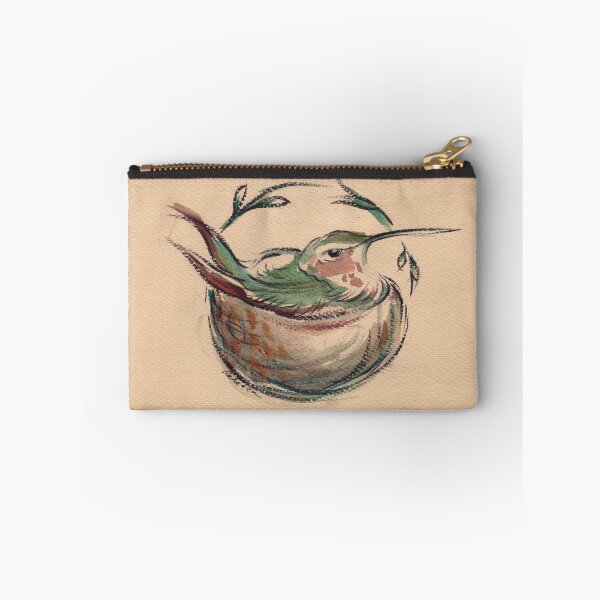 Item preview, Nesting - Hummingbird Watercolor Painting by Rebecca Rees designed and sold by Rebecca Rees.