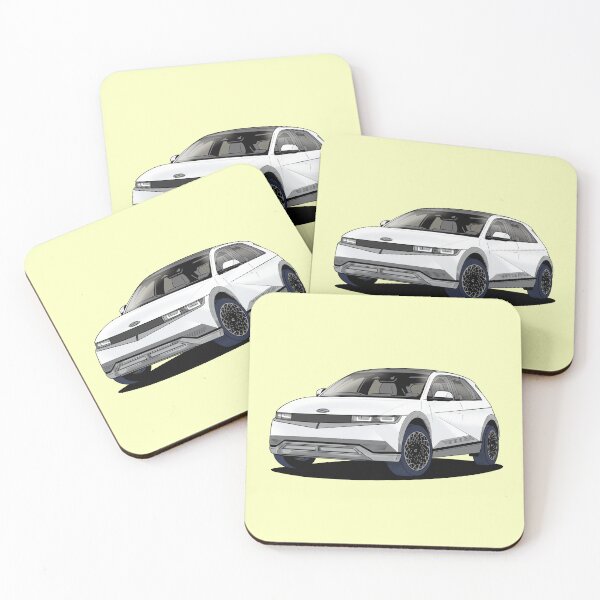 Item preview, Hyundai Ioniq 5 Electric Car in White designed and sold by Webazoot Industries - Car Art.