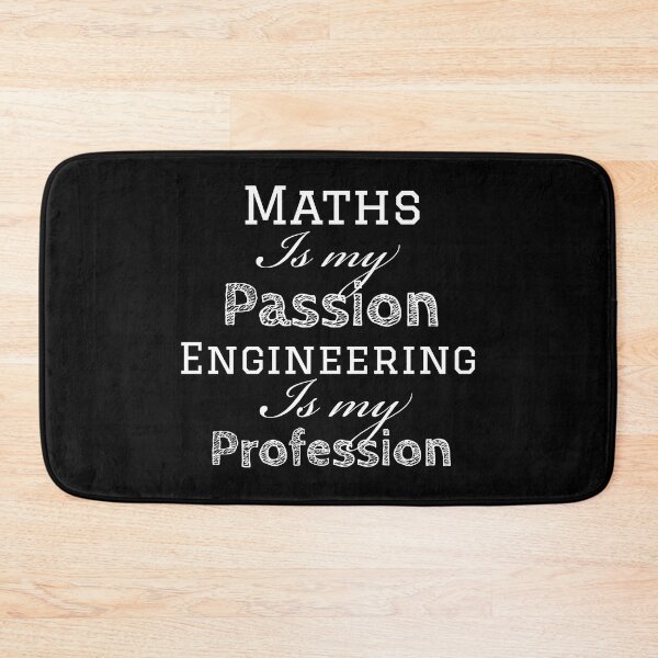 Item preview, MATHS IS MY PSSION BUT ENGINEER AND ENGI  designed and sold by MR-TIMZ-ART.