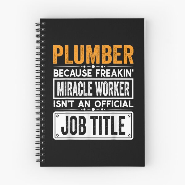 Item preview, Plumber Because Freaking Miracle Worker Isn’t an Official Job Title, Plumber Christmas Fathers Day shirt designed and sold by xlnv.