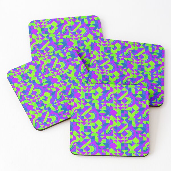 Item preview, geometric colorful patterns conceptual Art - Abstract Neo Geo graphic design designed and sold by Design Repo.