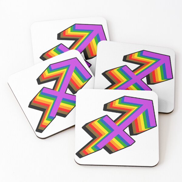 Item preview, zodiac pride: sagittarius (rainbow flag) designed and sold by vdoes.