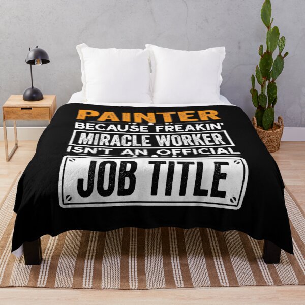 Item preview, Painter Because Freaking Miracle Worker Isn’t an Official Job Title, Painter Christmas Fathers Day shirt designed and sold by xlnv.