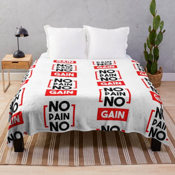 Item preview, No Pain No Gain Dream Always Think To Be Positive Aspire To Inspire Before The Expire Funny Saying Happy Life Apparel Essential Motivation Inspiration Joy Mood designed and sold by DesignByHeartUK.