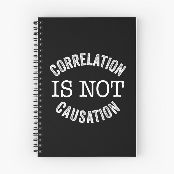 Item preview, Correlation Is Not Causation, Correlation Does Not Equal To Causation, Psychotherapy Tee designed and sold by PRINTED ..