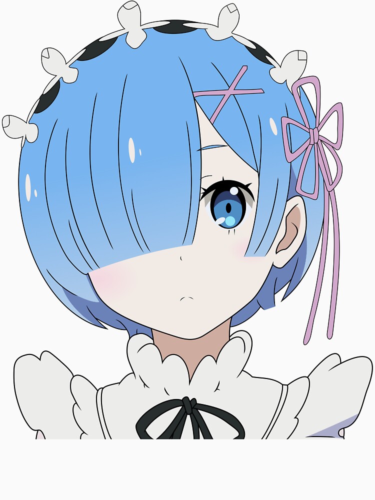Re Zero Rem No Background Classic T Shirt By Jyeotoole Redbubble