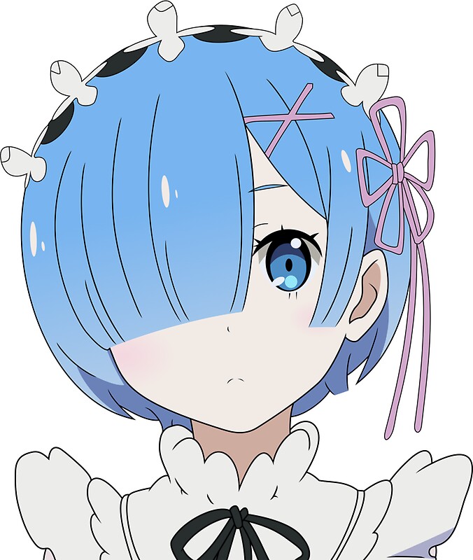 "Re: Zero - Rem [no background]" Stickers by jyeotoole | Redbubble