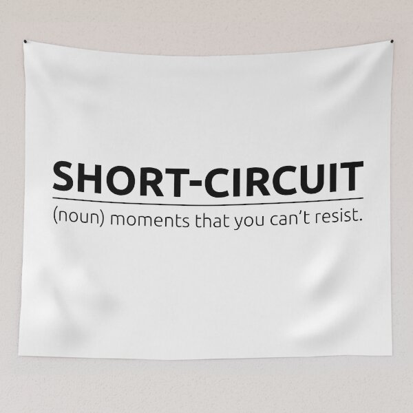Item preview, What is short-circuit? designed and sold by BeepBoopDesigns.