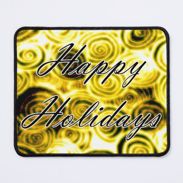 Item preview, Happy Holidays Swirls designed and sold by blakcirclegirl.