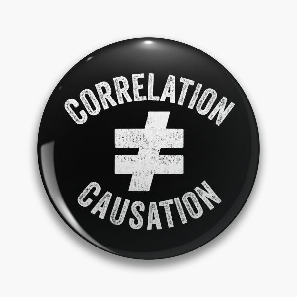 Item preview, Correlation Is Not Causation, Correlation Does Not Equal To Causation, Psychotherapy Tee designed and sold by PRINTED ..