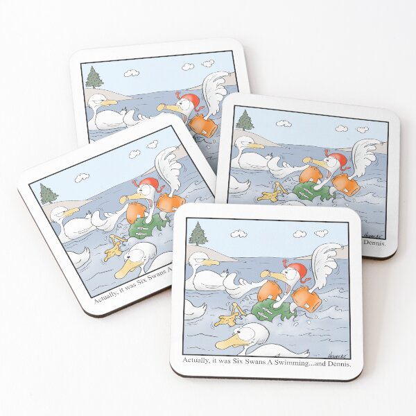 Item preview, Actually, it was Six Swans A Swimming...and Dennis. designed and sold by Carl Hennicke.