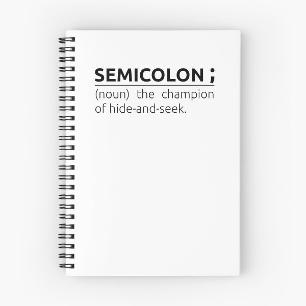 Item preview, What is a semicolon ; ? designed and sold by BeepBoopDesigns.
