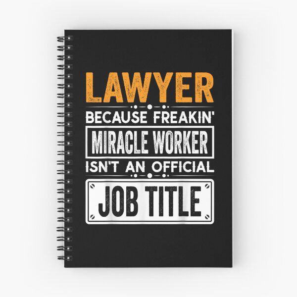 Item preview, Lawyer Because Freaking Miracle Worker Isn’t an Official Job Title, Lawyer Christmas Fathers Day shirt designed and sold by xlnv.