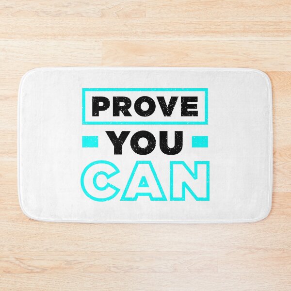 Item preview, Prove You Can Always Think To Be Positive Aspire To Inspire Before The Expire Funny Saying Happy Life Apparel Essential Motivation Inspiration Joy Mood designed and sold by DesignByHeartUK.