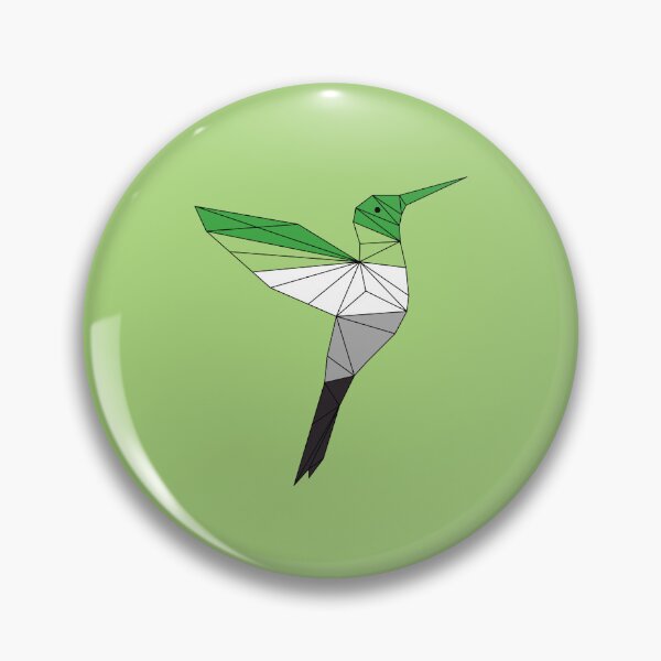 Item preview, Aromantic Hummingbird Pride designed and sold by Pridish.