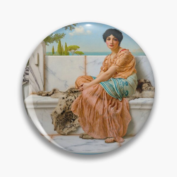 Item preview, Reverie ,daydream, trance ,fantasy  "Girl with a beautiful transparent Summer pink Dress" John William Godward designed and sold by TeeARTHY.