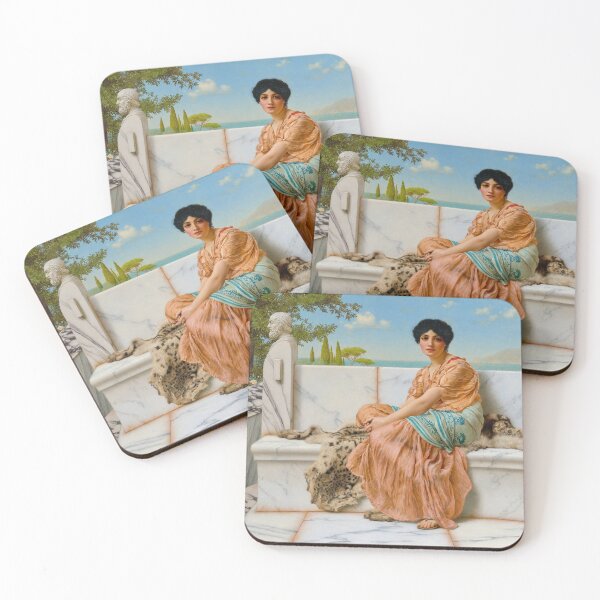 Item preview, Reverie ,daydream, trance ,fantasy  "Girl with a beautiful transparent Summer pink Dress" John William Godward designed and sold by TeeARTHY.