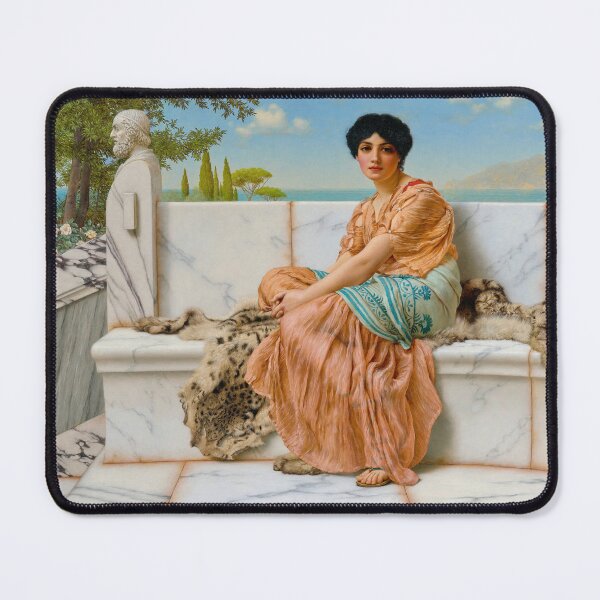 Item preview, Reverie ,daydream, trance ,fantasy  "Girl with a beautiful transparent Summer pink Dress" John William Godward designed and sold by TeeARTHY.