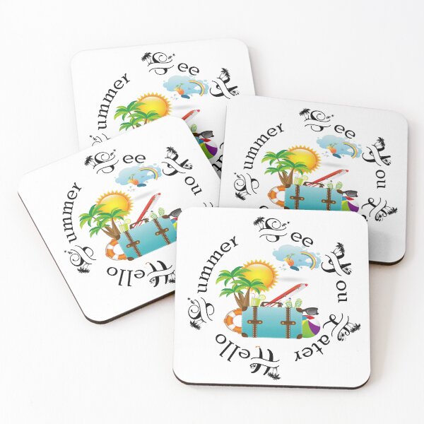 Item preview, See You Later At School Hello Summer Fun Time Surfing And Warmth Of The Sun designed and sold by Diverseideas.