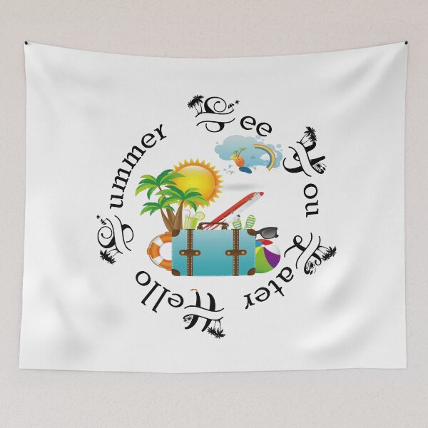 Item preview, See You Later At School Hello Summer Fun Time Surfing And Warmth Of The Sun designed and sold by Diverseideas.