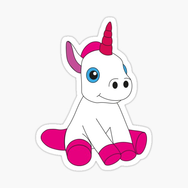 Cute Unicorn Squish Mom Squishmallow Costume' Sticker