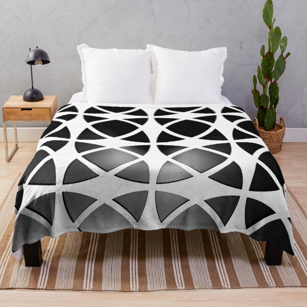 Item preview, PATTERN DESIGN STUDY #76 – Geometric Circular Wall Carving in Black and White designed and sold by DEL-Productions.