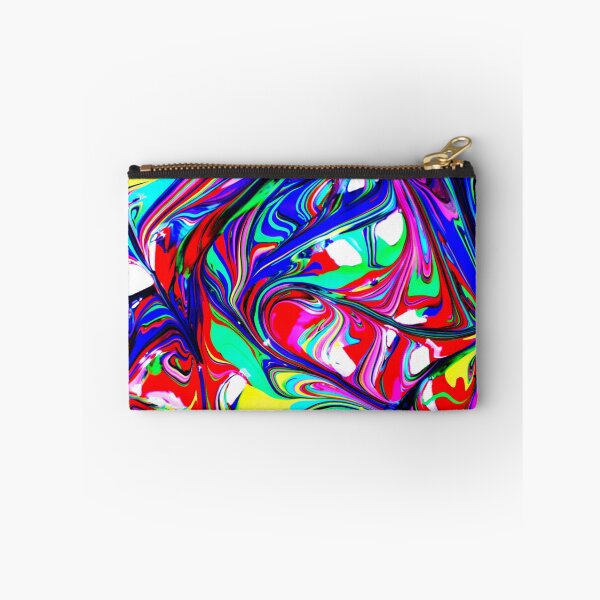 Item preview, PATTERN DESIGN STUDY #77 – Multicolored Paint Swirls designed and sold by DEL-Productions.