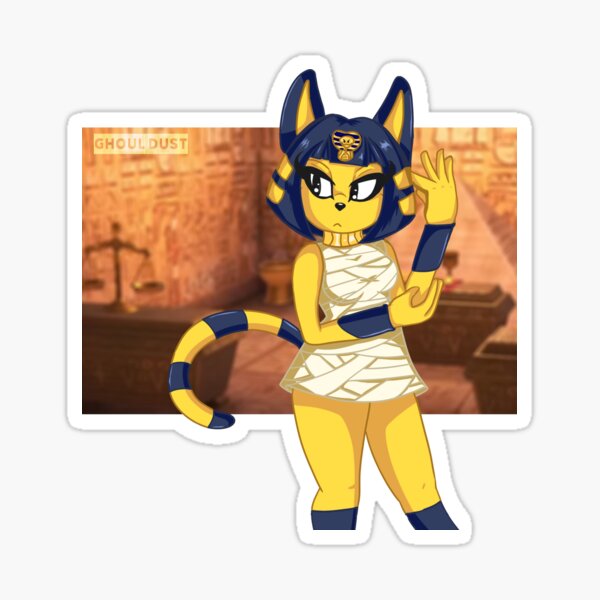 "Ankha - Animal Crossing " Sticker By GhoulDust | Redbubble