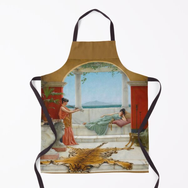 Item preview, The Sweet Siesta Of A Summer Day "Girls with a beautiful transparent Summer pink and green Dress" John William Godward designed and sold by TeeARTHY.