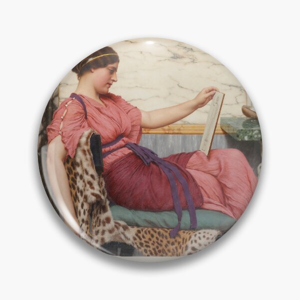 Item preview, An Amateur "Girl with a beautiful transparent Summer pink   Dress" John William Godward designed and sold by TeeARTHY.