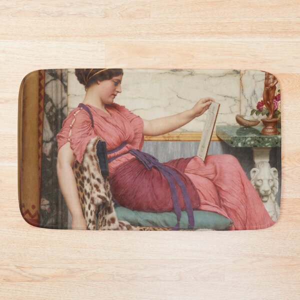 Item preview, An Amateur "Girl with a beautiful transparent Summer pink   Dress" John William Godward designed and sold by TeeARTHY.