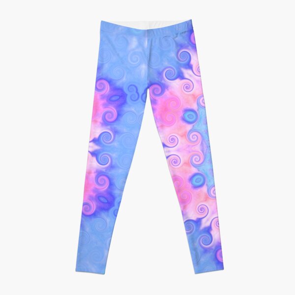 Holographic Rainbow Leopard Print Spots on Bright Neon Leggings