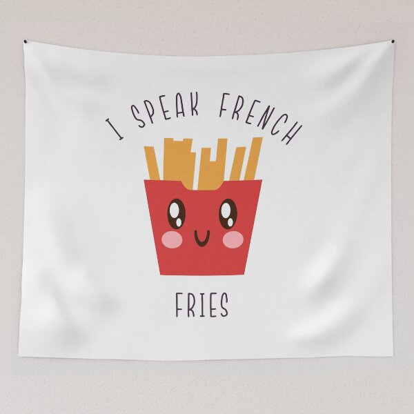 Item preview,  I Speak French-fries designed and sold by Genjitsu-Art.