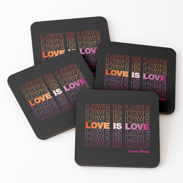 Item preview, Love is Love - Lesbian Pride Flag designed and sold by AoifeJynx.