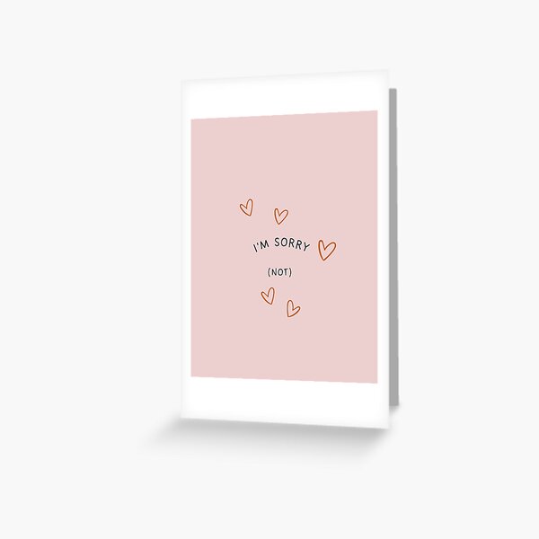 Item preview, I'm sorry (not) | Non Apology designed and sold by Thatgirlemu.