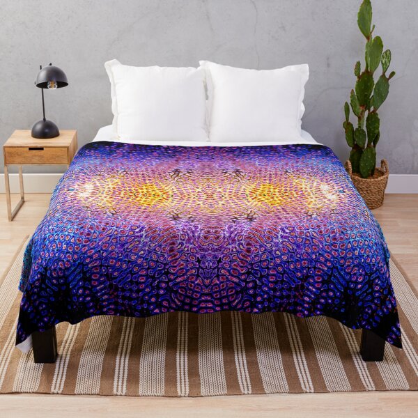 Item preview, PATTERN DESIGN STUDY #80 – Vibrational Patterns in Gold Red Blue designed and sold by DEL-Productions.