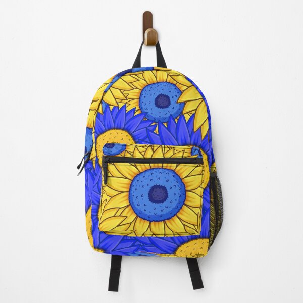 Item preview, Blue and Yellow Ukraine Sunflowers Flag designed and sold by Digi Artworks Store.