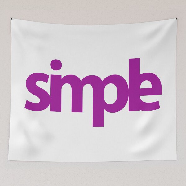 Item preview, Simple (purple) designed and sold by FattoAMano.