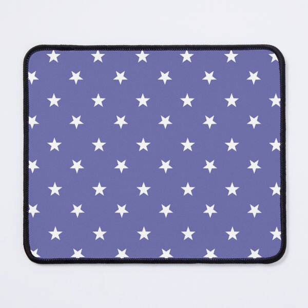 Item preview, White Stars on Periwinkle Background Pattern designed and sold by Bumblefuzzies.