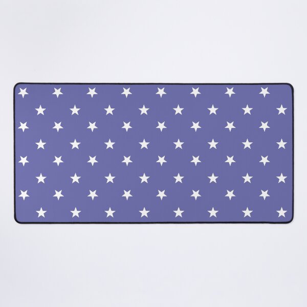 Item preview, White Stars on Periwinkle Background Pattern designed and sold by Bumblefuzzies.