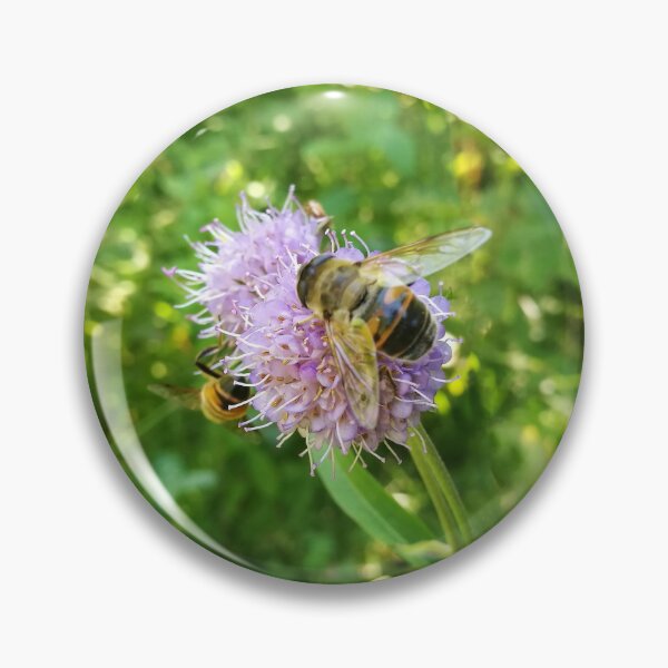 Item preview, Purple Wildflower with Bee designed and sold by katiamelnik.