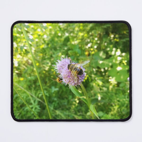 Item preview, Purple Wildflower with Bee designed and sold by katiamelnik.