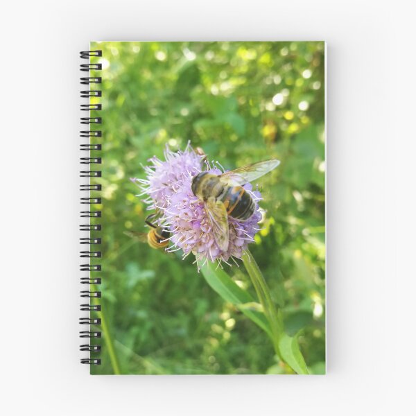 Item preview, Purple Wildflower with Bee designed and sold by katiamelnik.