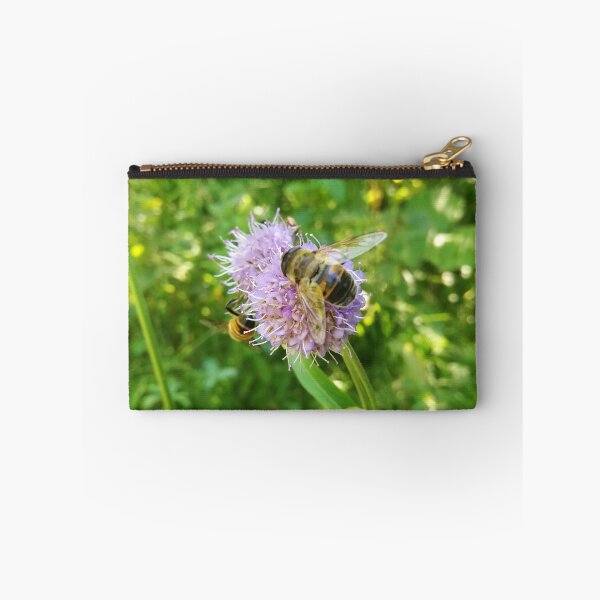 Item preview, Purple Wildflower with Bee designed and sold by katiamelnik.